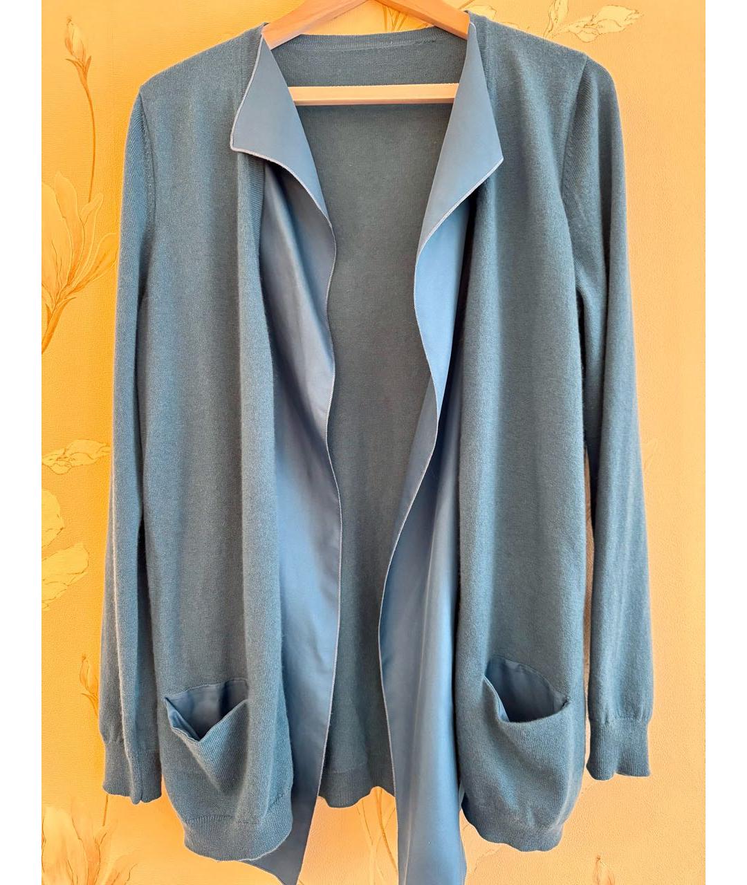 BOTTEGA VENETA Синий кашемировый кардиган, фото 3