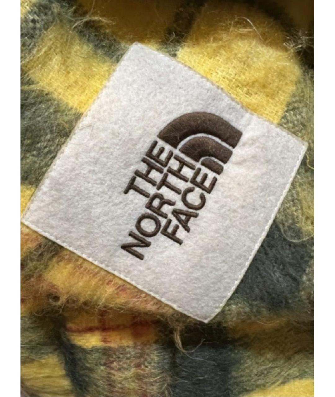 THE NORTH FACE Золотой шерстяной шарф, фото 3