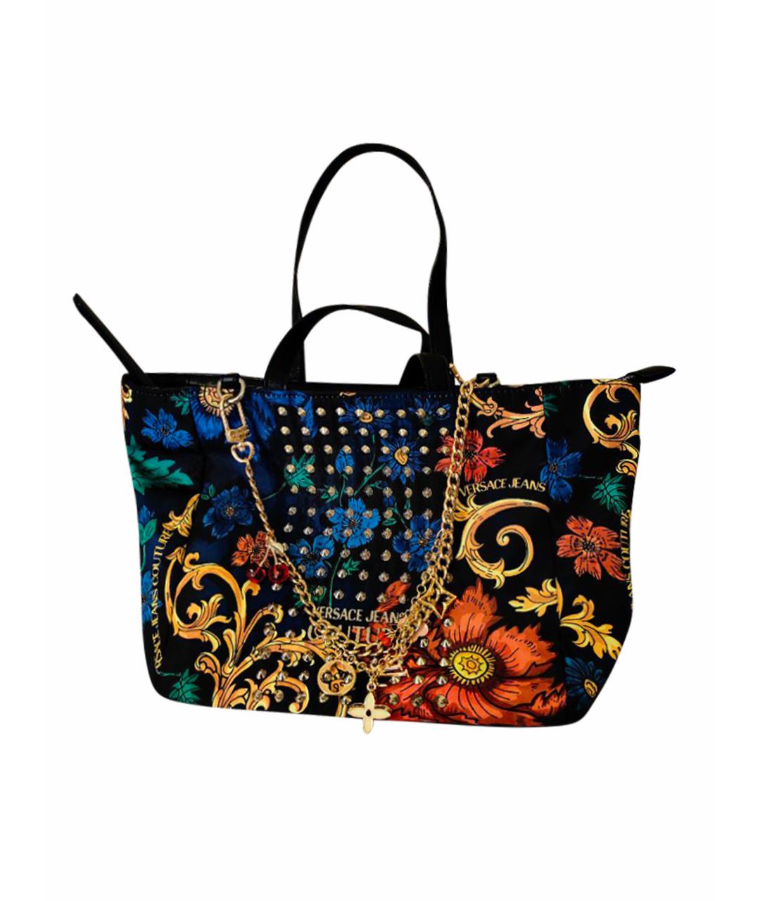 VERSACE JEANS COUTURE Мульти тканевая сумка тоут, фото 1