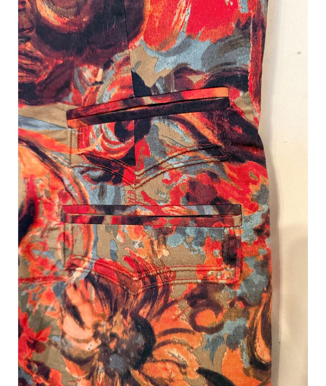 PAUL SMITH Мульти хлопковое коктейльное платье, фото 4