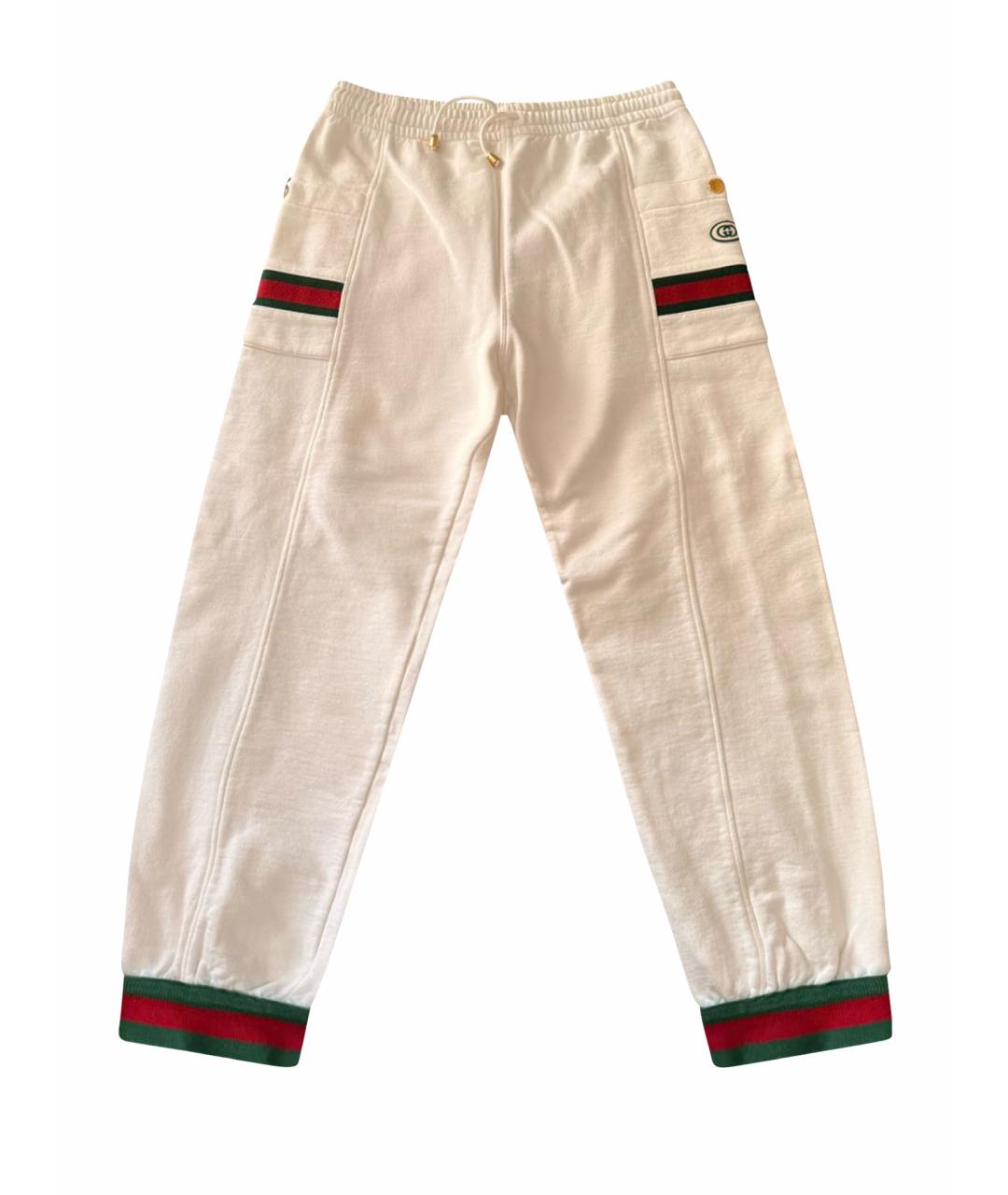 GUCCI Белый хлопковый спортивный костюм, фото 1