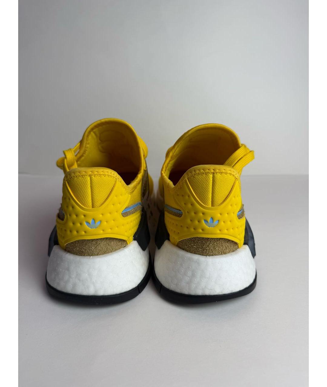 ADIDAS Желтые текстильные низкие кроссовки / кеды, фото 4