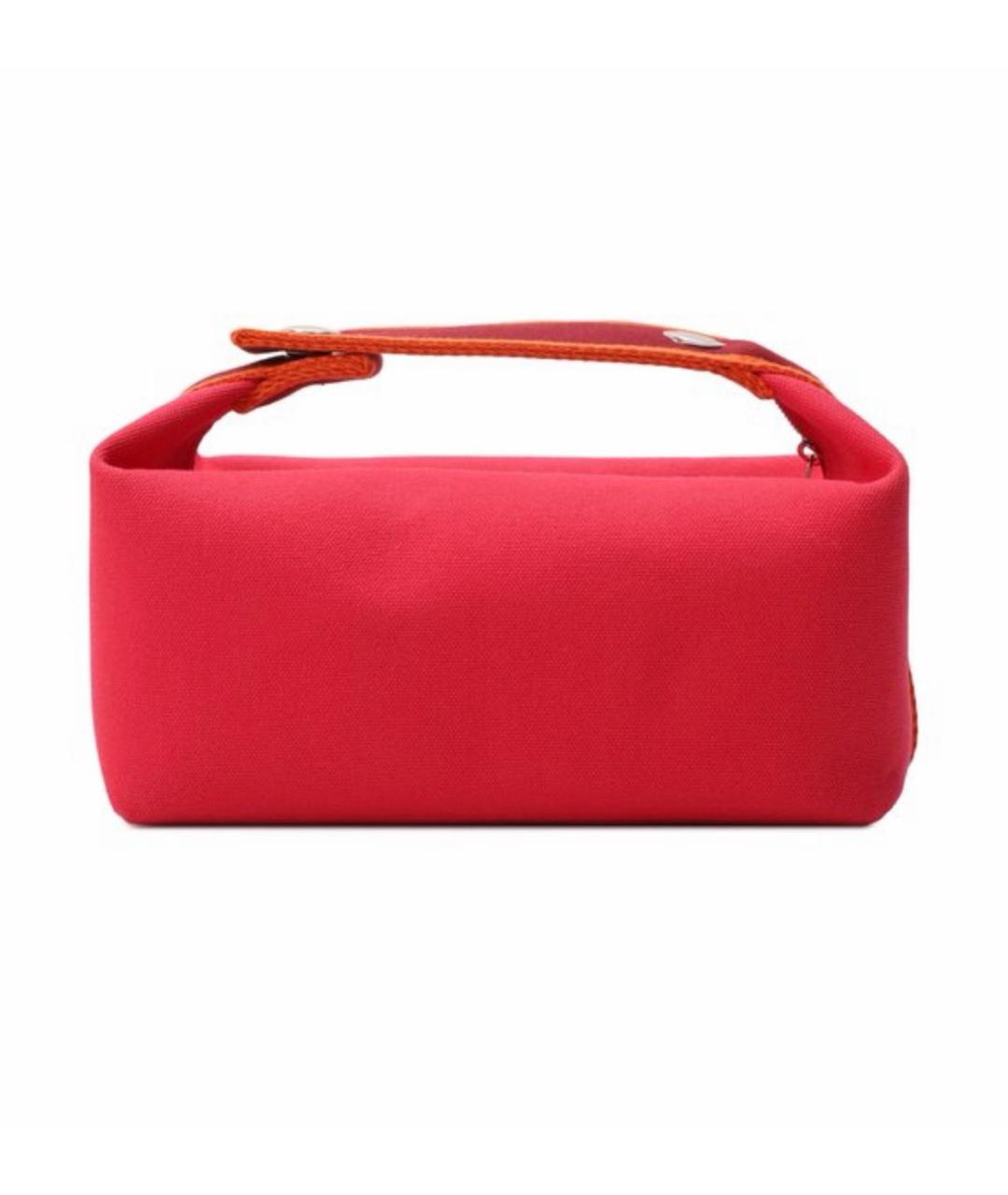 HERMES Розовая хлопковая косметичка, фото 2