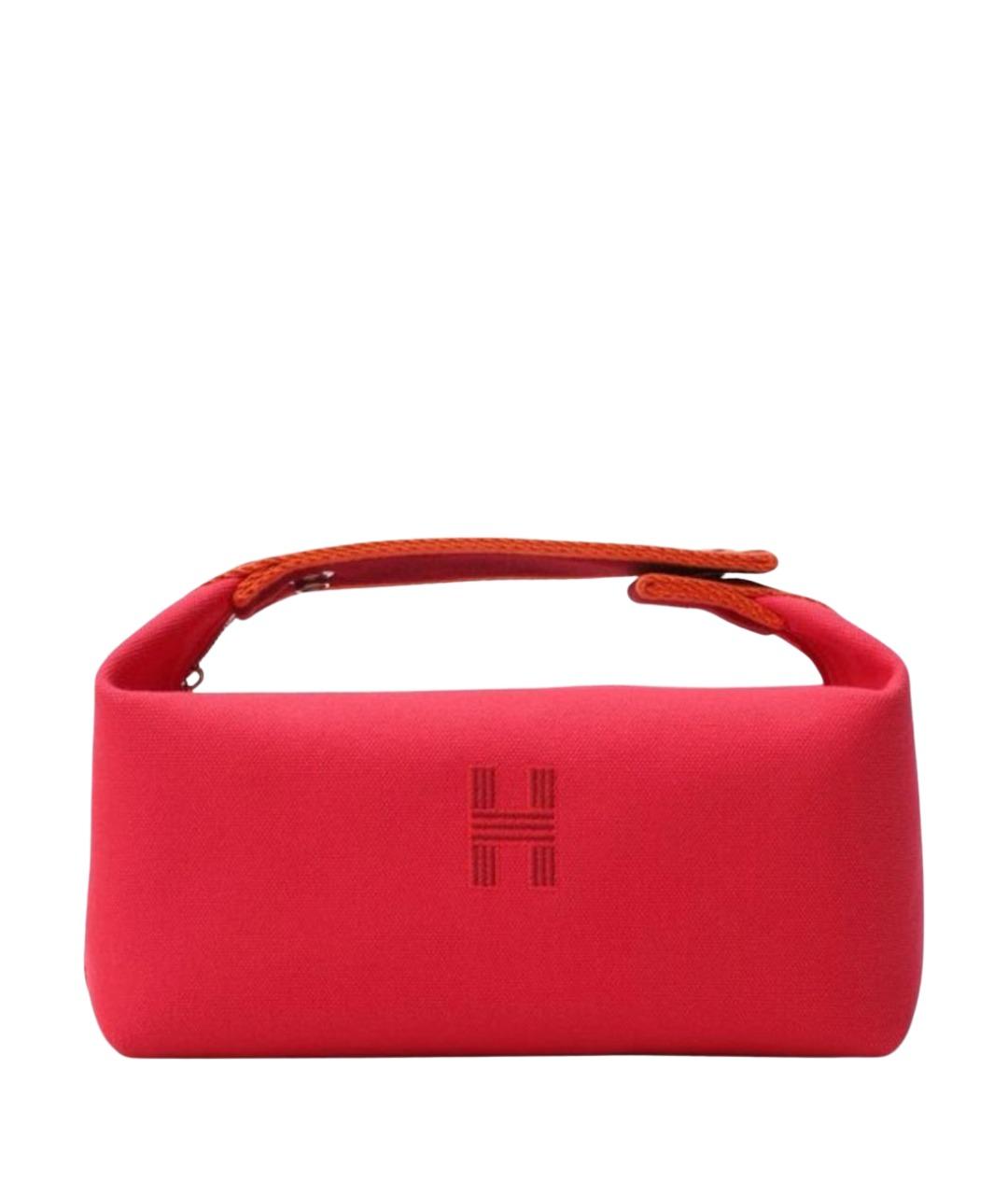 HERMES Розовая хлопковая косметичка, фото 1