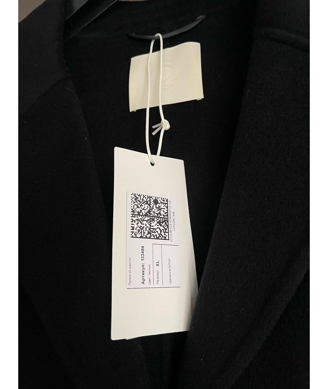 12 STOREEZ Черное шерстяное пальто, фото 3