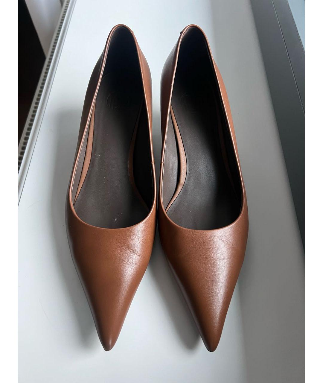 12 STOREEZ Коричневые кожаные туфли, фото 2