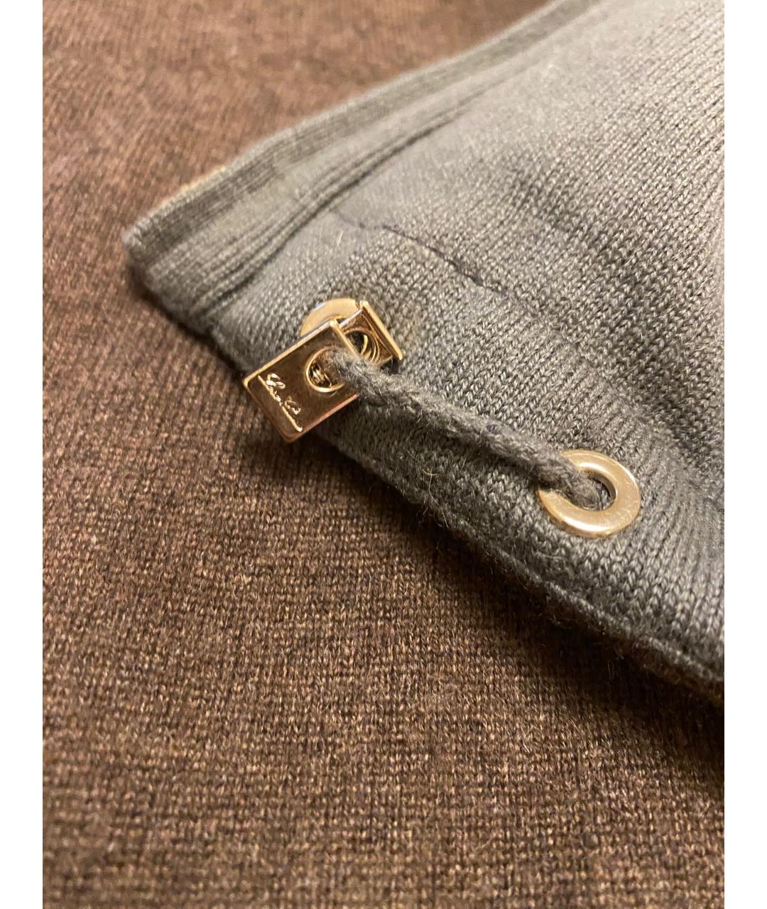 LORO PIANA Коричневый кашемировый жилет, фото 7