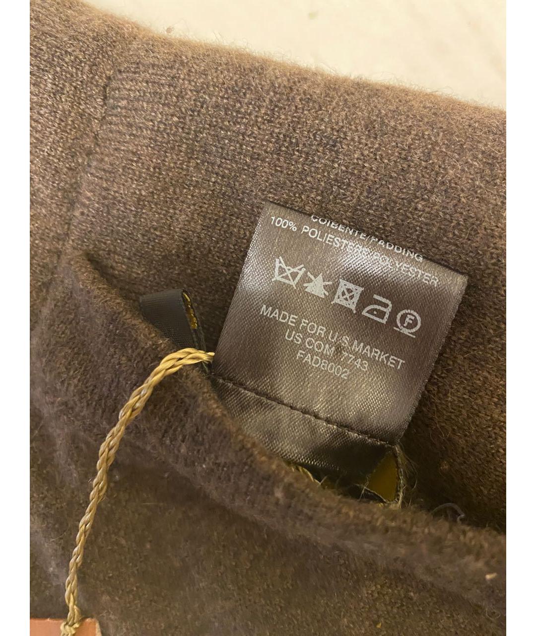 LORO PIANA Коричневый кашемировый жилет, фото 4