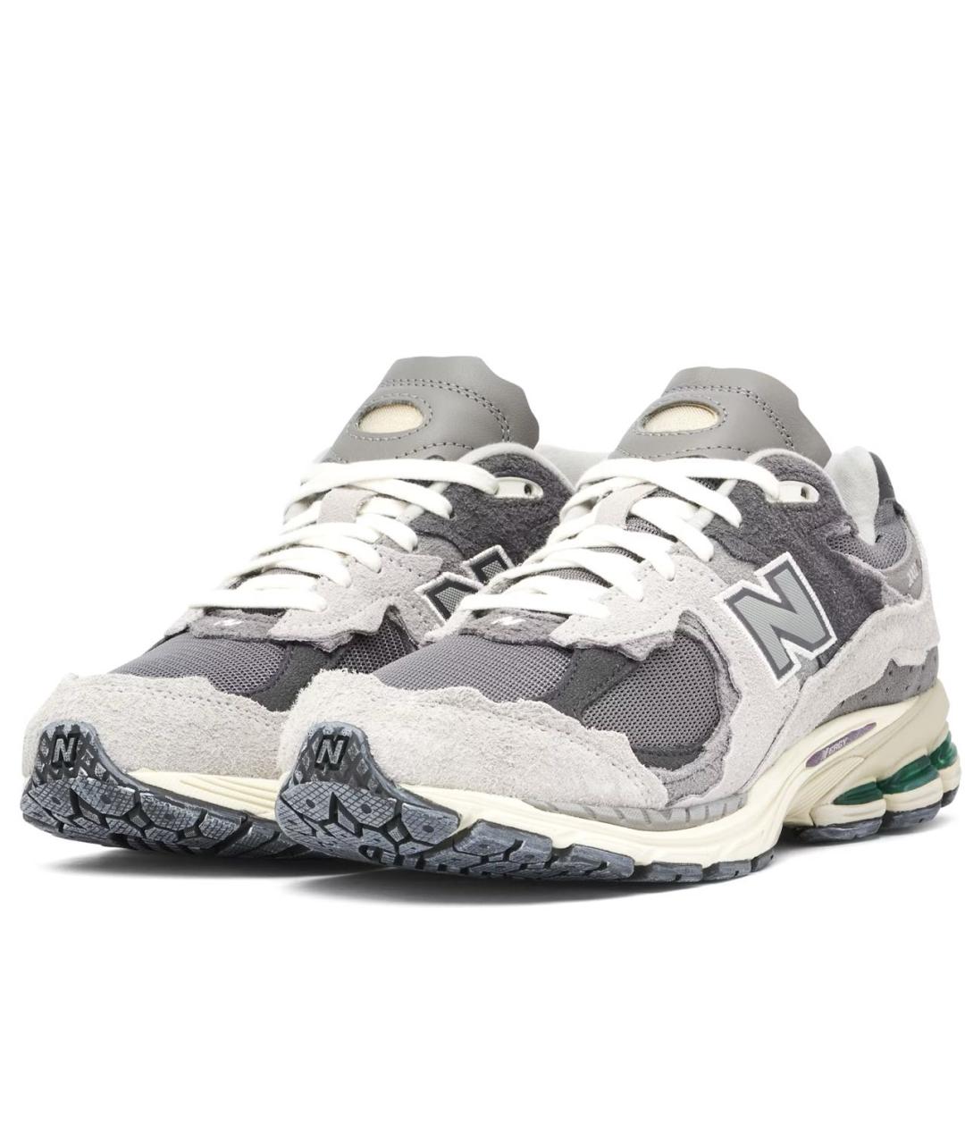 NEW BALANCE Серые текстильные кроссовки, фото 3