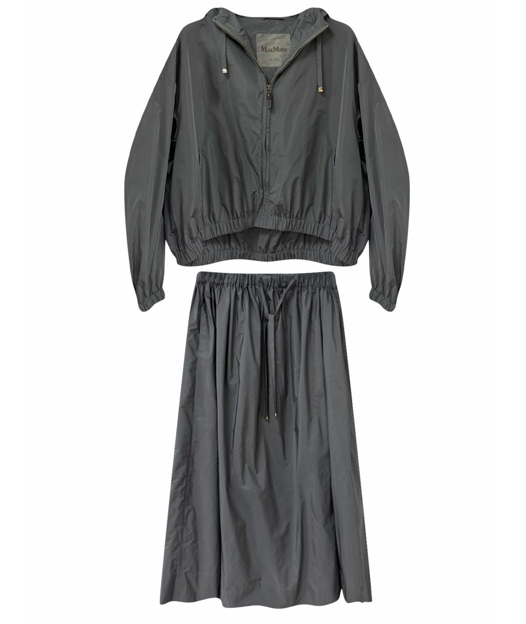 MAX MARA Серый полиэстеровый костюм с юбками, фото 1