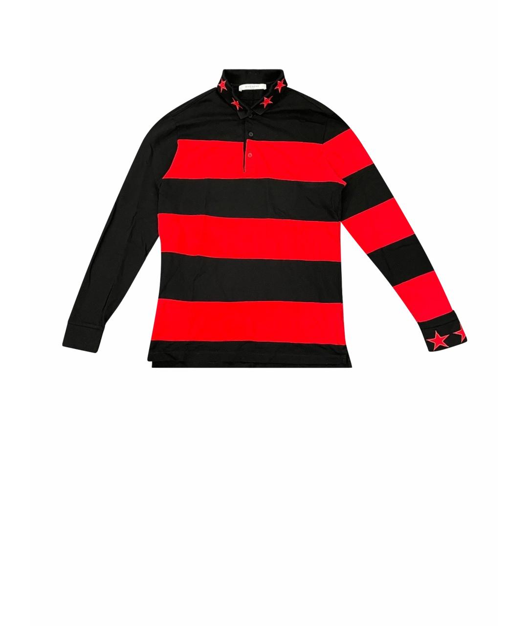 GIVENCHY Мульти хлопковое поло с длинным рукавом, фото 5