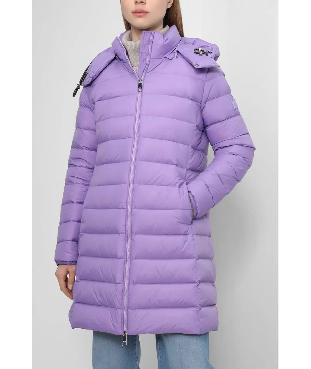 HUGO BOSS Фиолетовый полиамидовый пуховик, фото 9