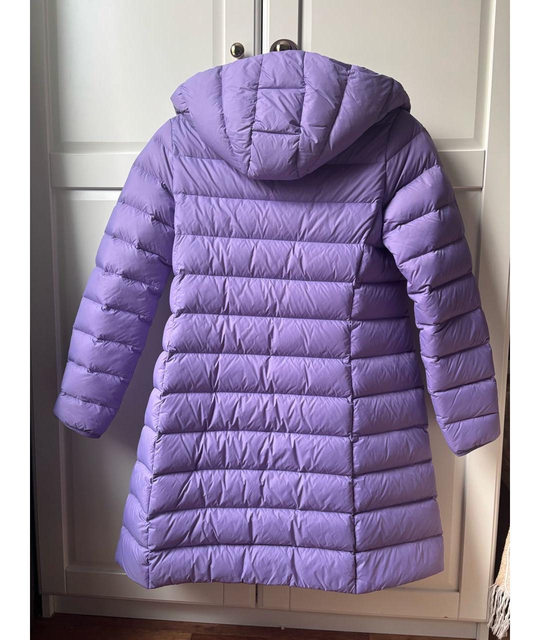 HUGO BOSS Фиолетовый полиамидовый пуховик, фото 5