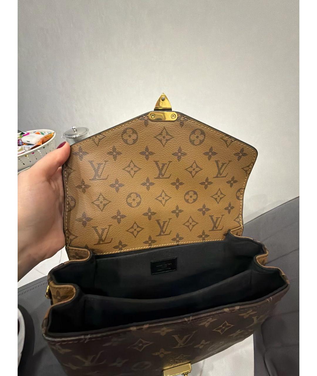 LOUIS VUITTON Коричневая сумка через плечо, фото 5