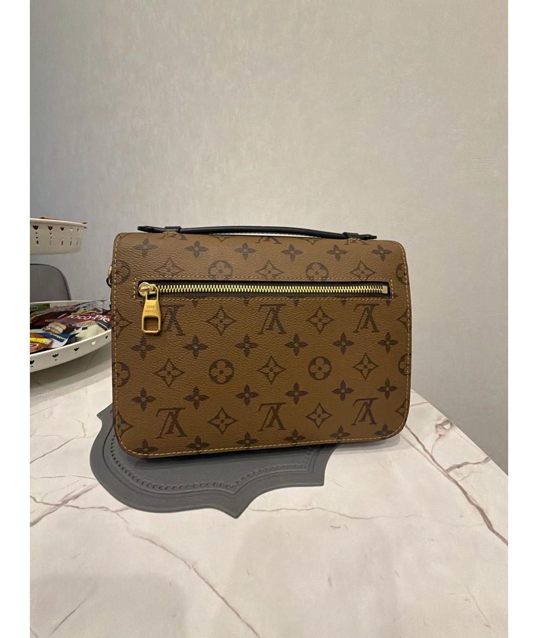 LOUIS VUITTON Коричневая сумка через плечо, фото 3