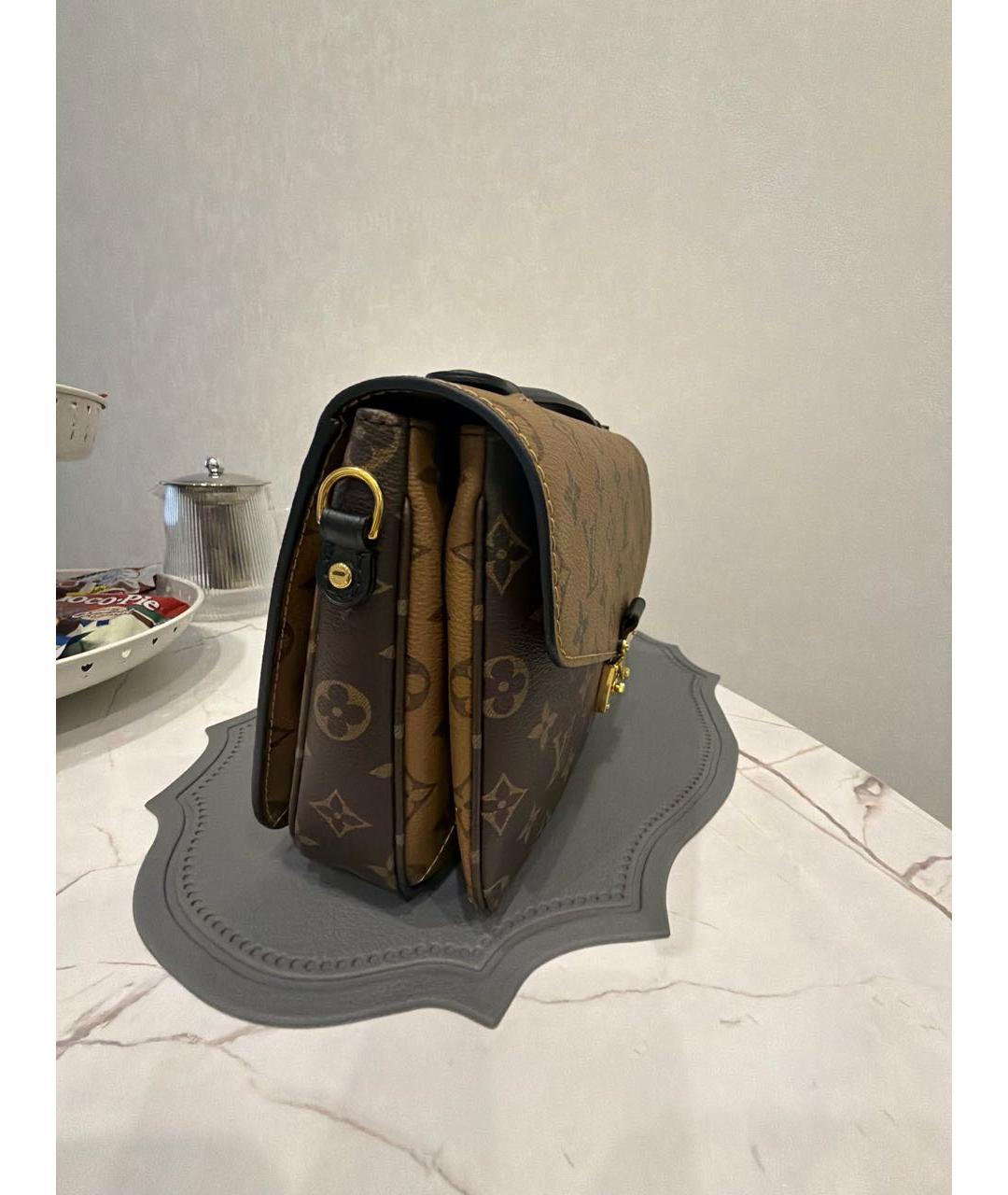 LOUIS VUITTON Коричневая сумка через плечо, фото 2