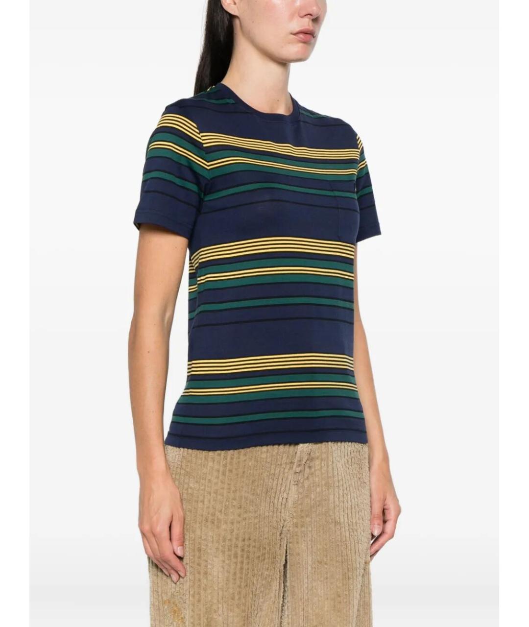 MIU MIU Мульти хлопковая футболка, фото 2
