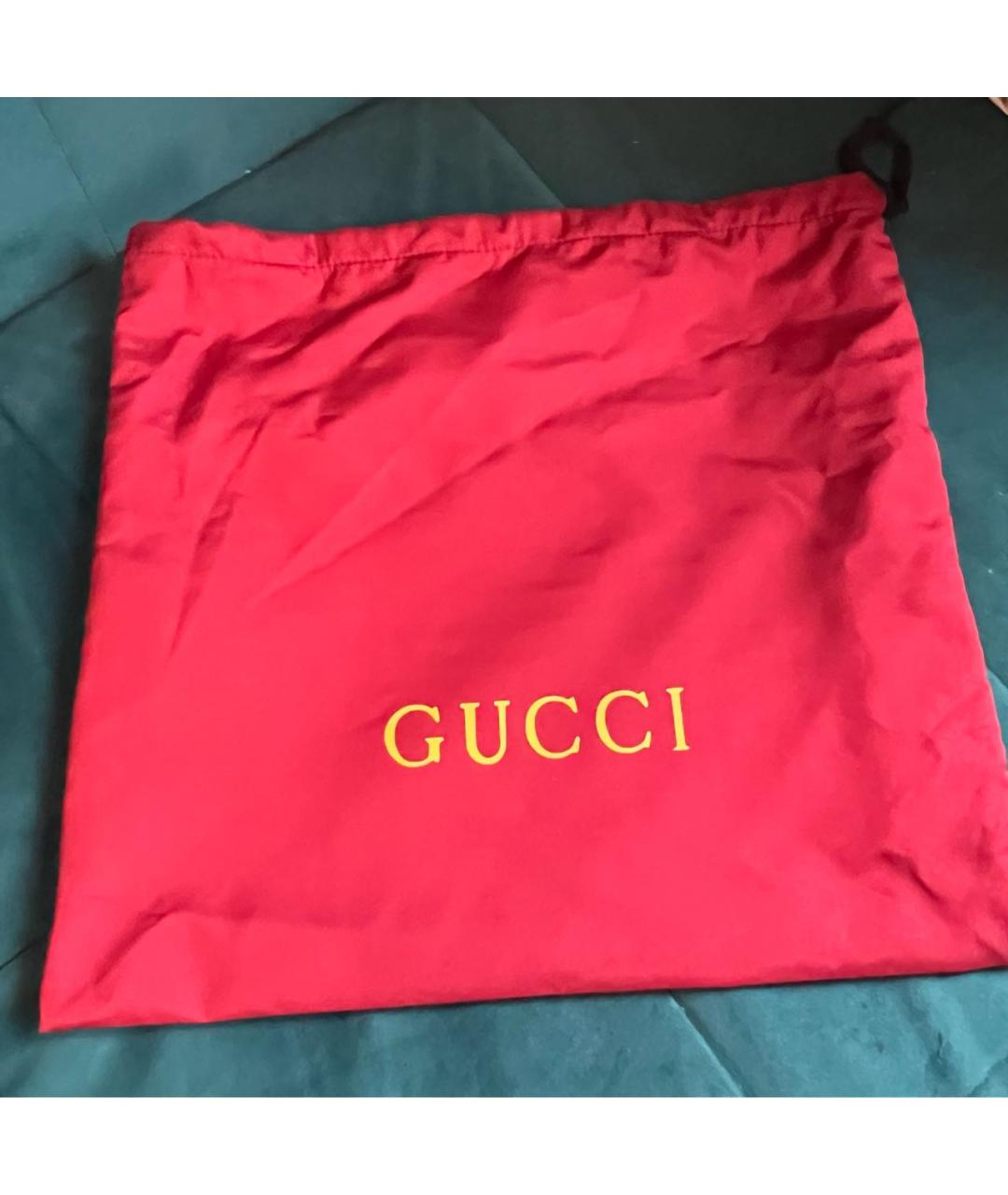 GUCCI Черная кожаная сумка через плечо, фото 6