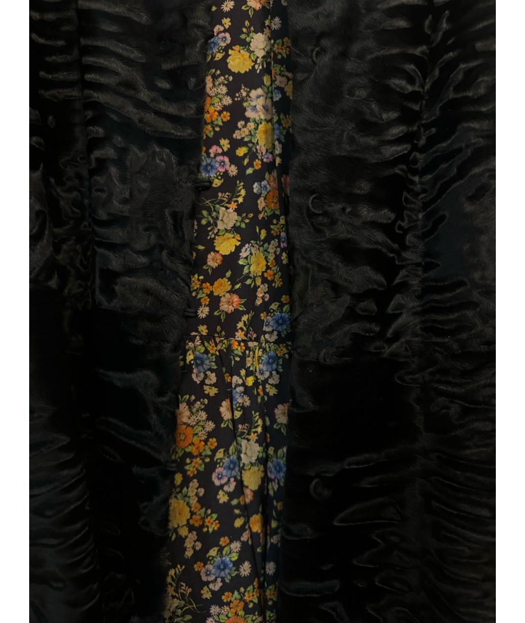 ULYANA SERGEENKO Черная меховая шуба, фото 6