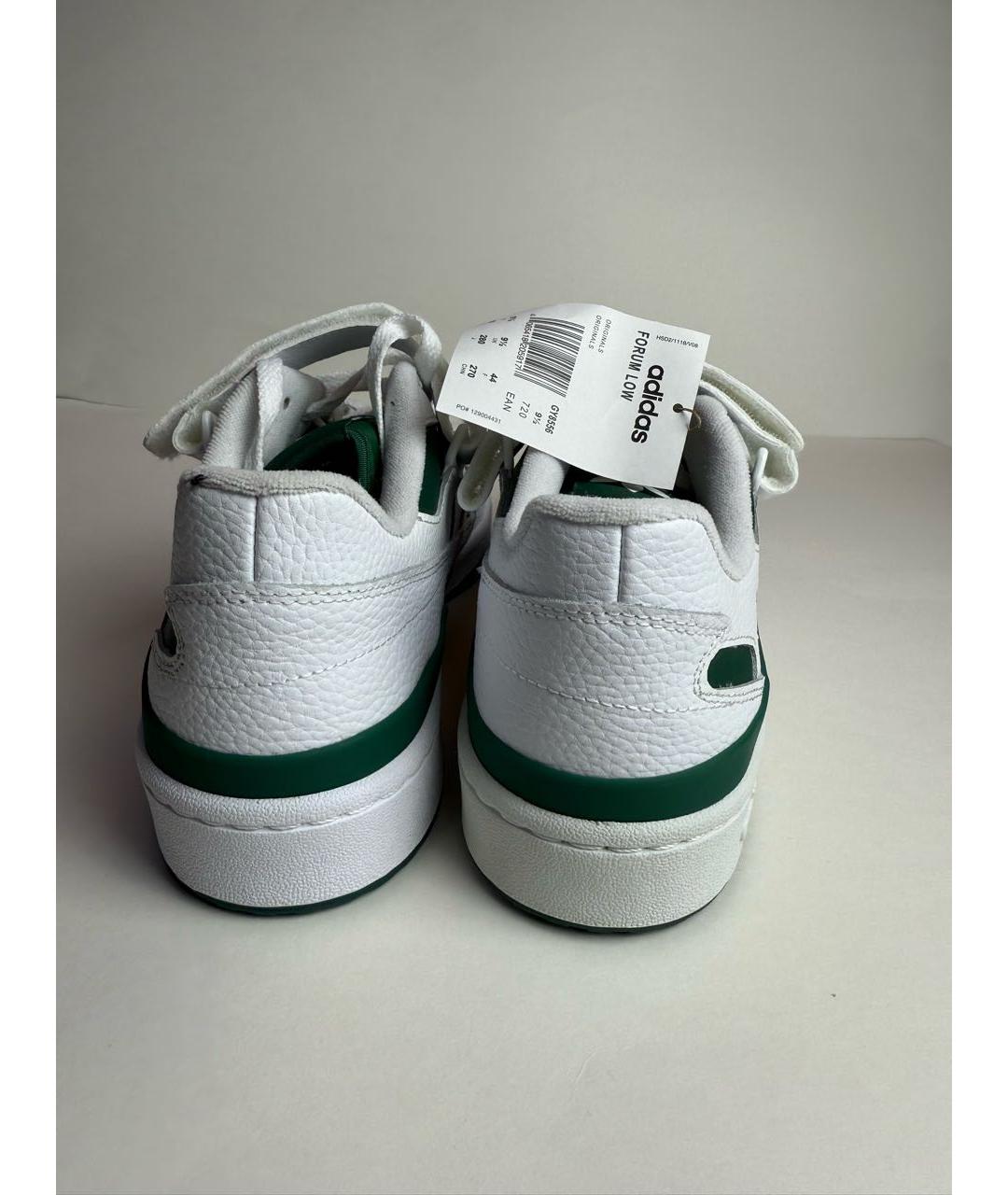 ADIDAS Белые кожаные низкие кроссовки / кеды, фото 4