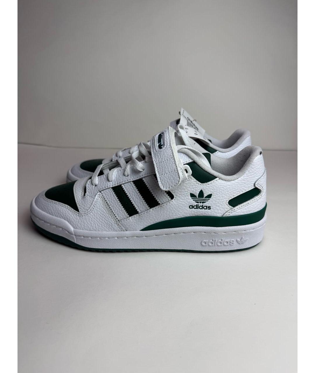 ADIDAS Белые кожаные низкие кроссовки / кеды, фото 8