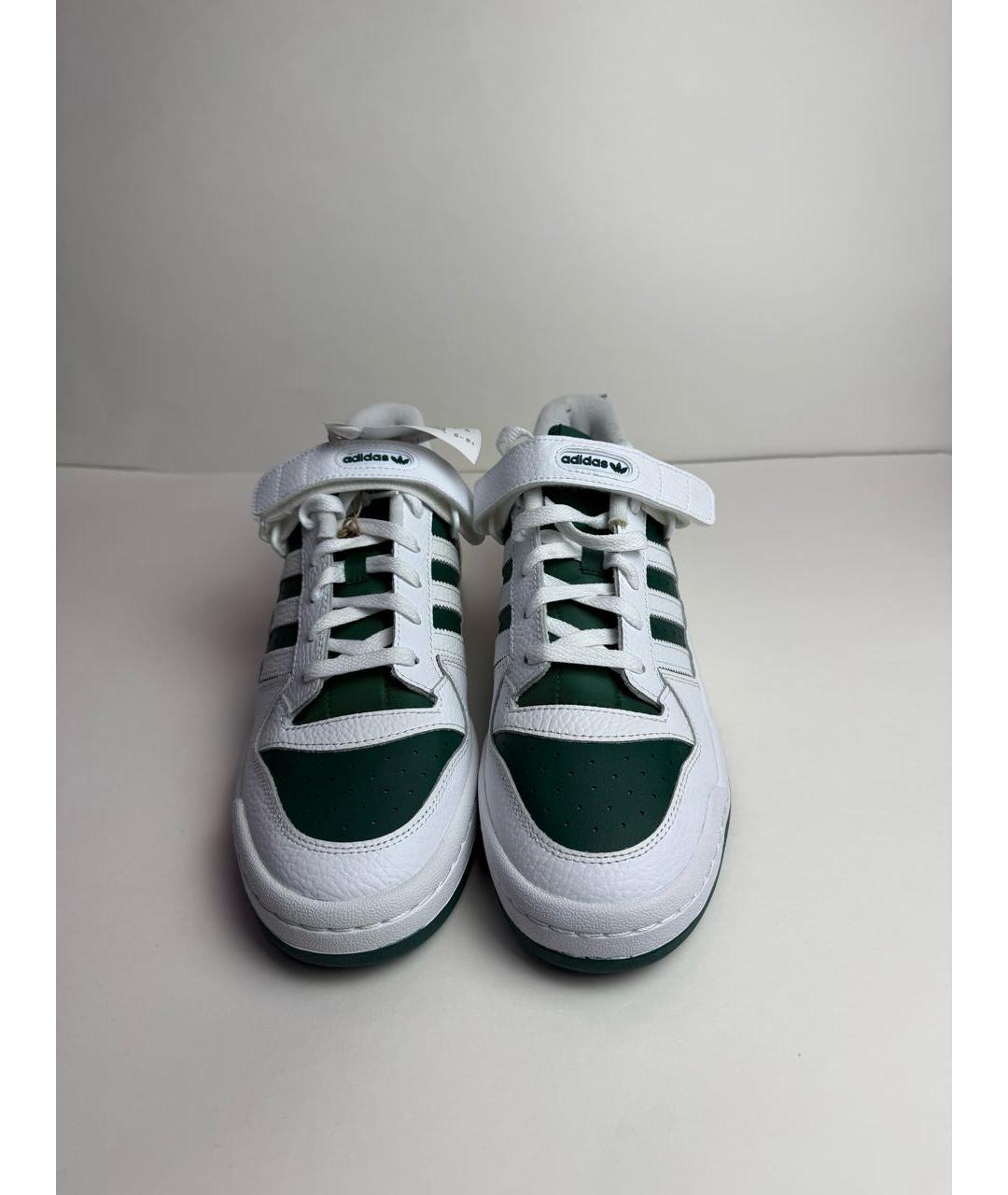 ADIDAS Белые кожаные низкие кроссовки / кеды, фото 2