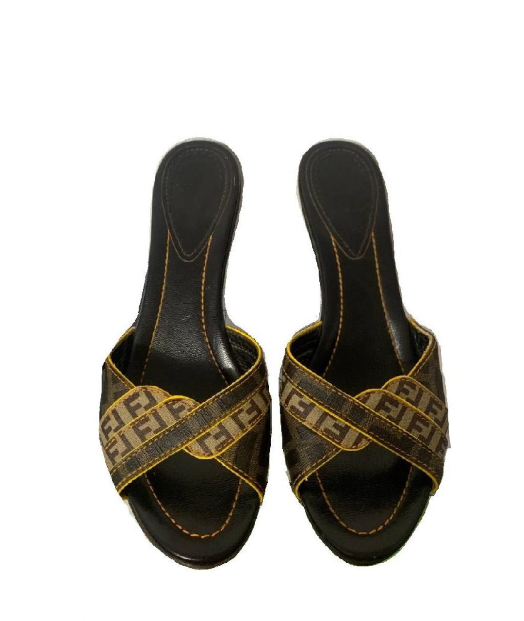 FENDI Коричневые туфли, фото 2