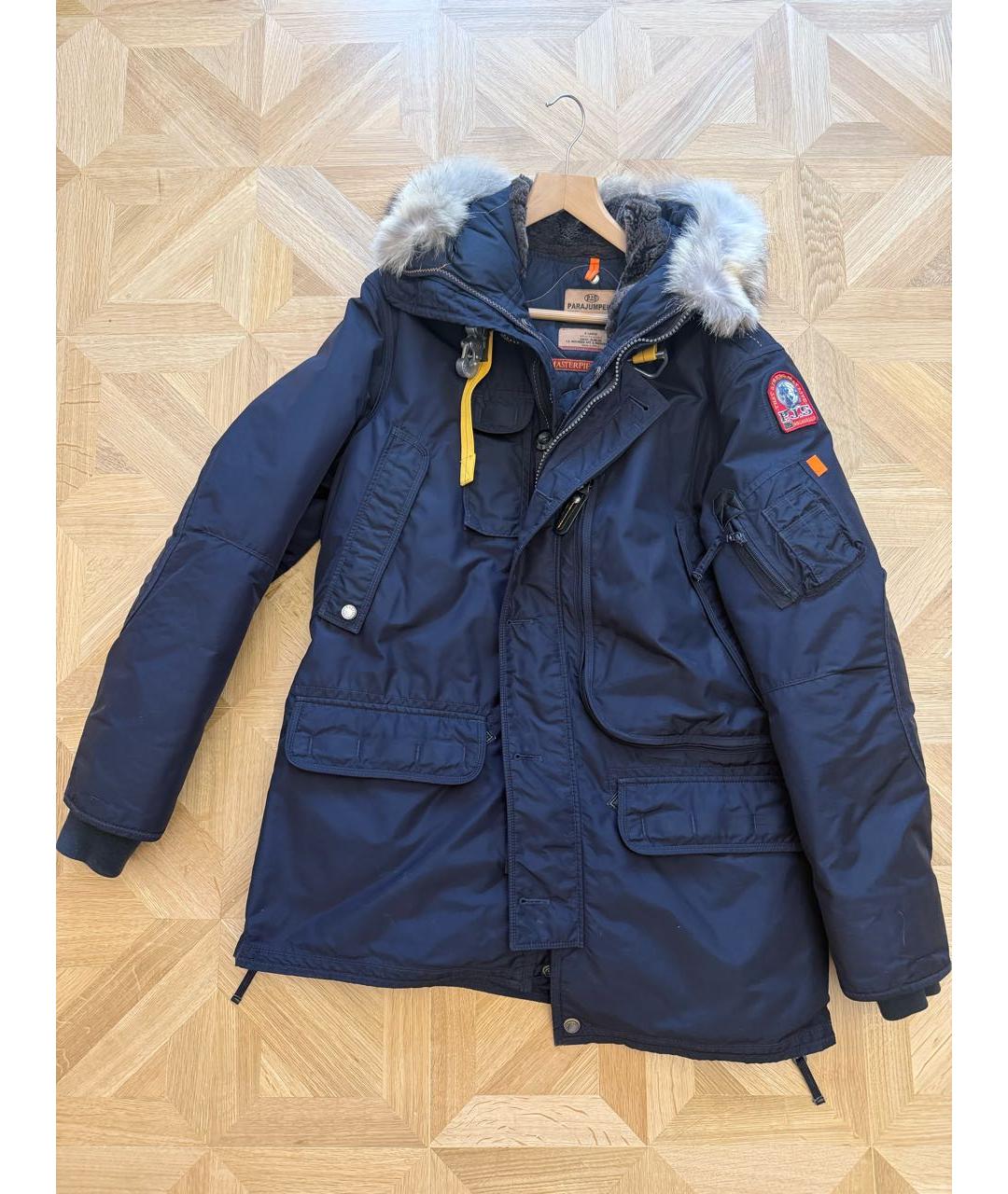 PARAJUMPERS Темно-синяя полиамидовая куртка, фото 5