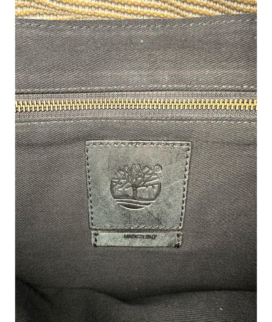 TIMBERLAND Серый кожаный портфель, фото 5