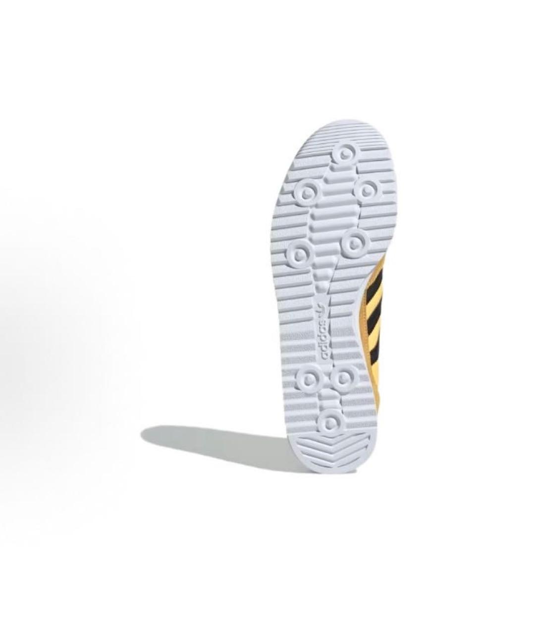 ADIDAS Горчичные текстильные кроссовки, фото 4