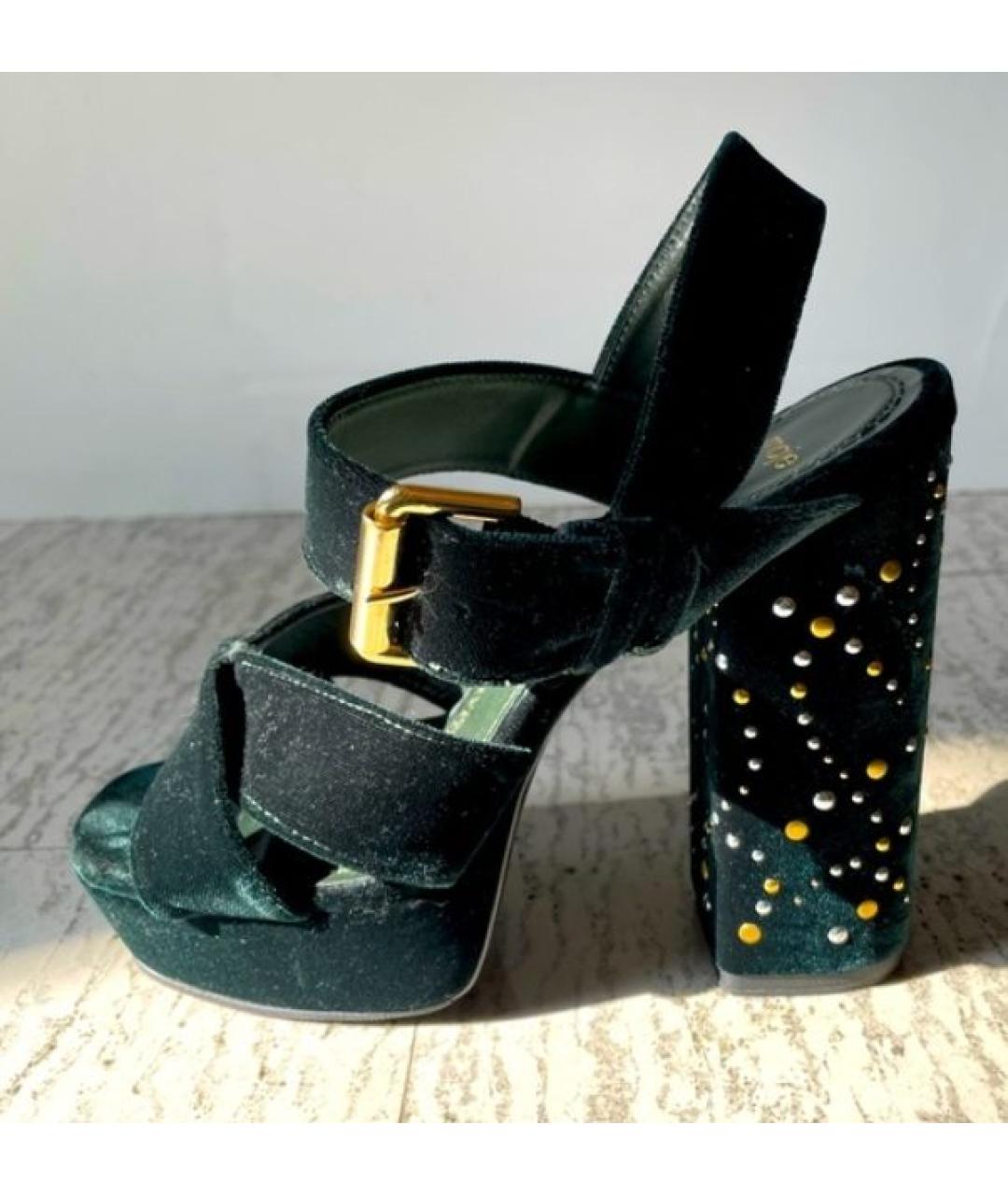 MAJE Зеленые босоножки, фото 6