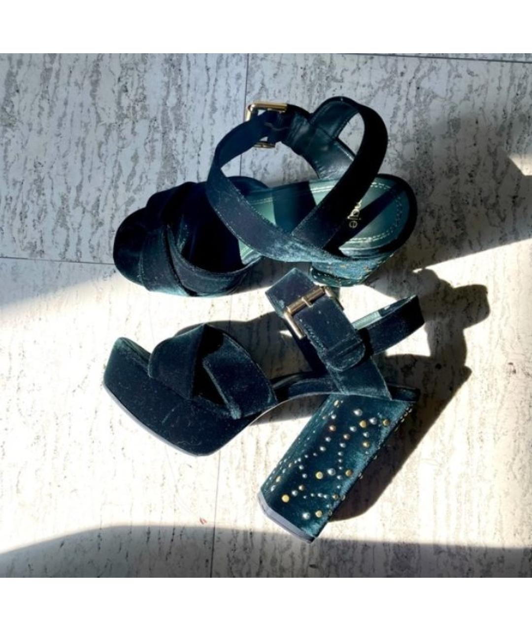 MAJE Зеленые босоножки, фото 2