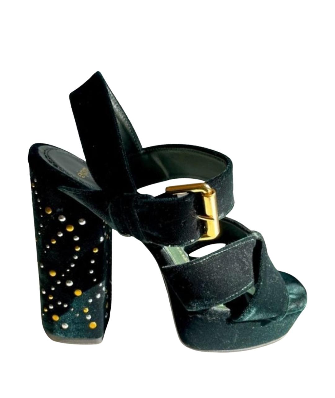 MAJE Зеленые босоножки, фото 1