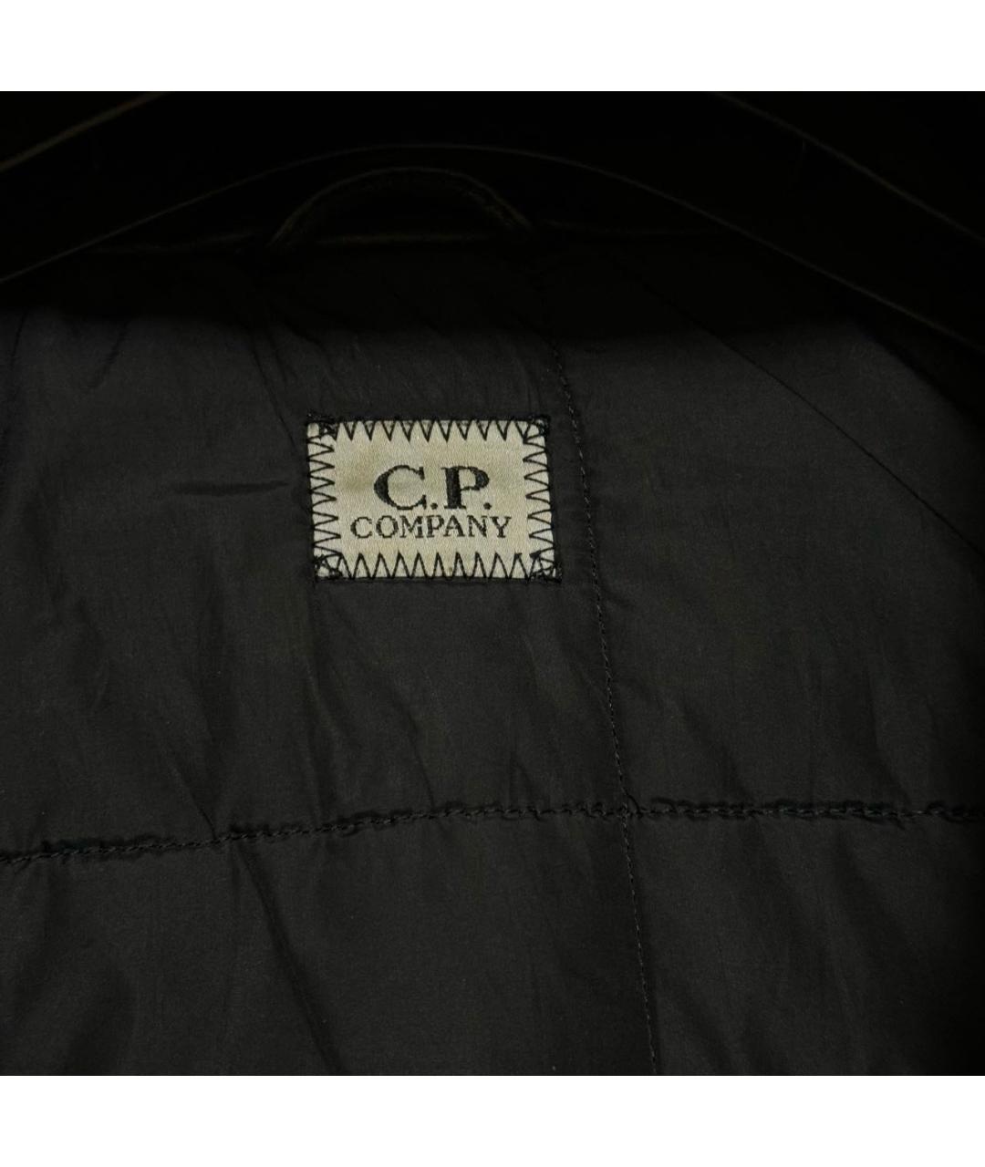 CP COMPANY Коричневая кожаная куртка, фото 3