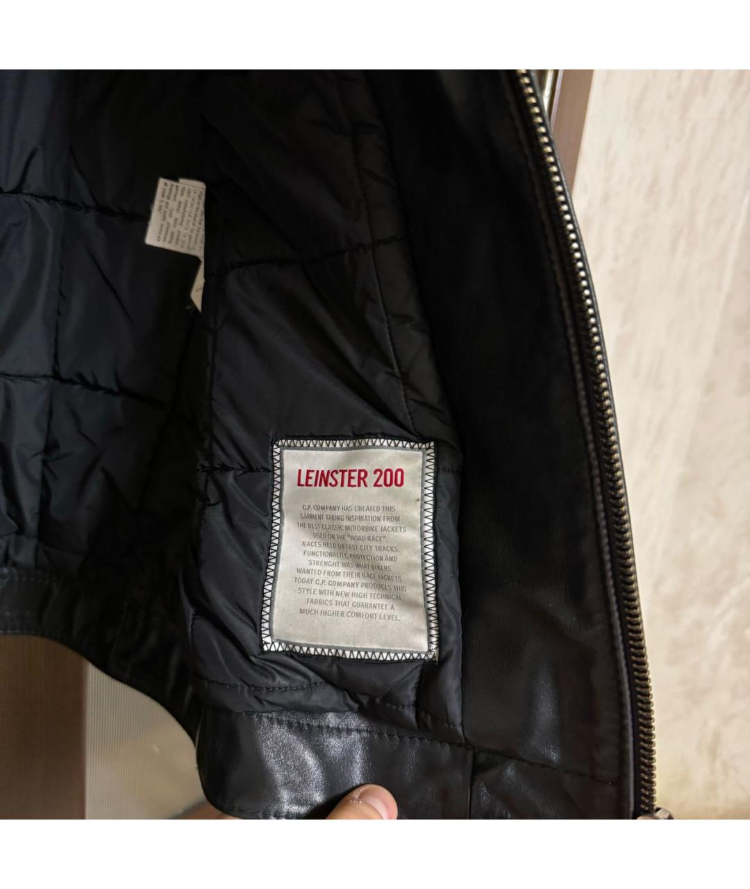 CP COMPANY Коричневая кожаная куртка, фото 6