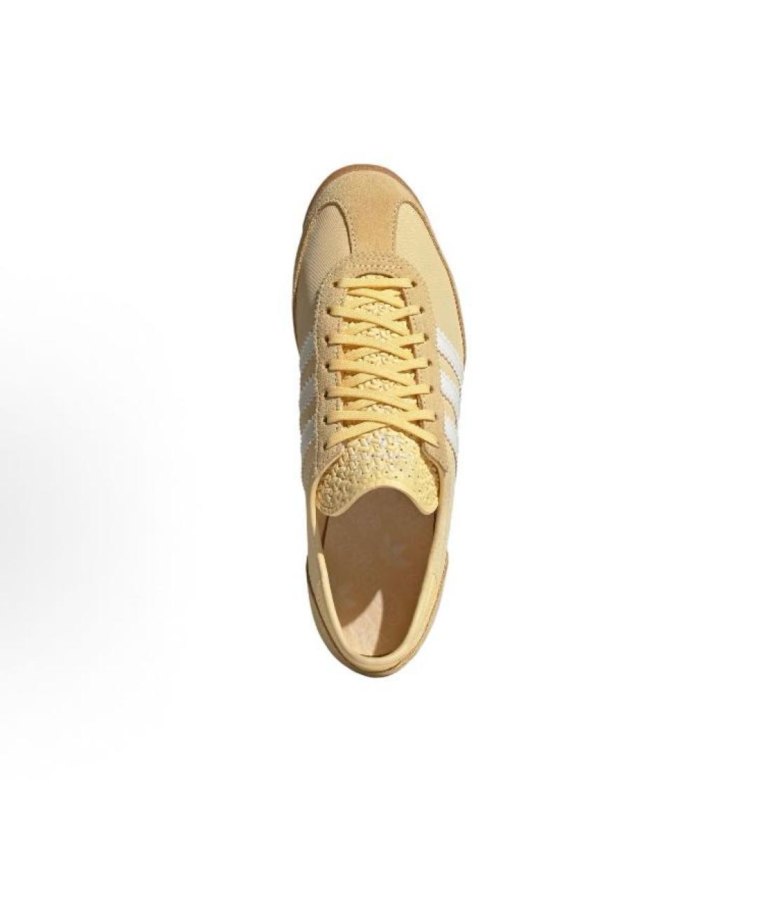 ADIDAS Бежевые текстильные кроссовки, фото 5