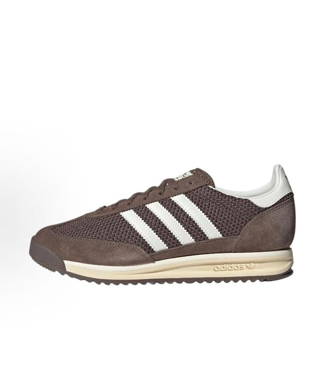 ADIDAS Коричневые текстильные кроссовки, фото 2