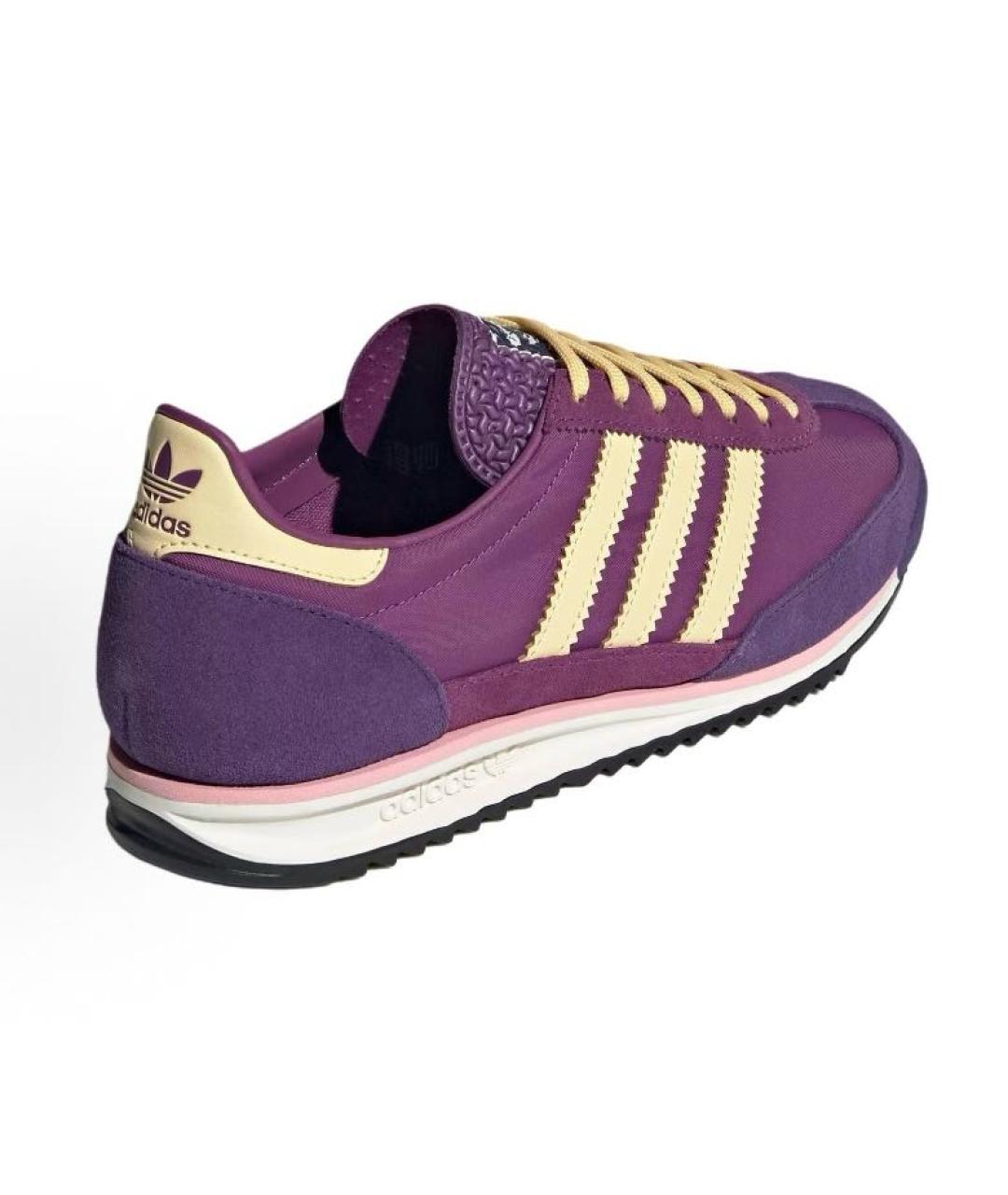 ADIDAS Фиолетовые текстильные кроссовки, фото 5