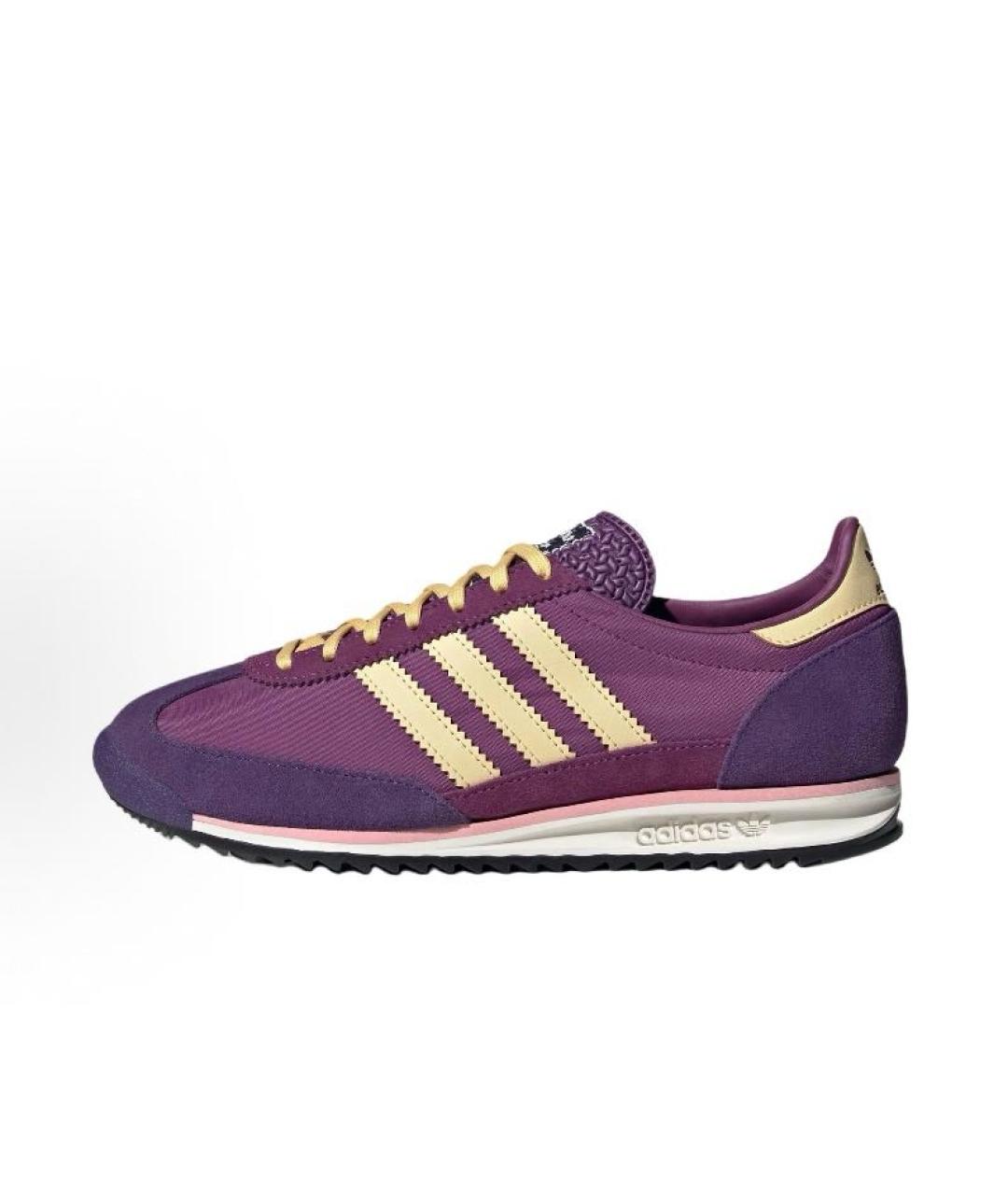 ADIDAS Фиолетовые текстильные кроссовки, фото 2