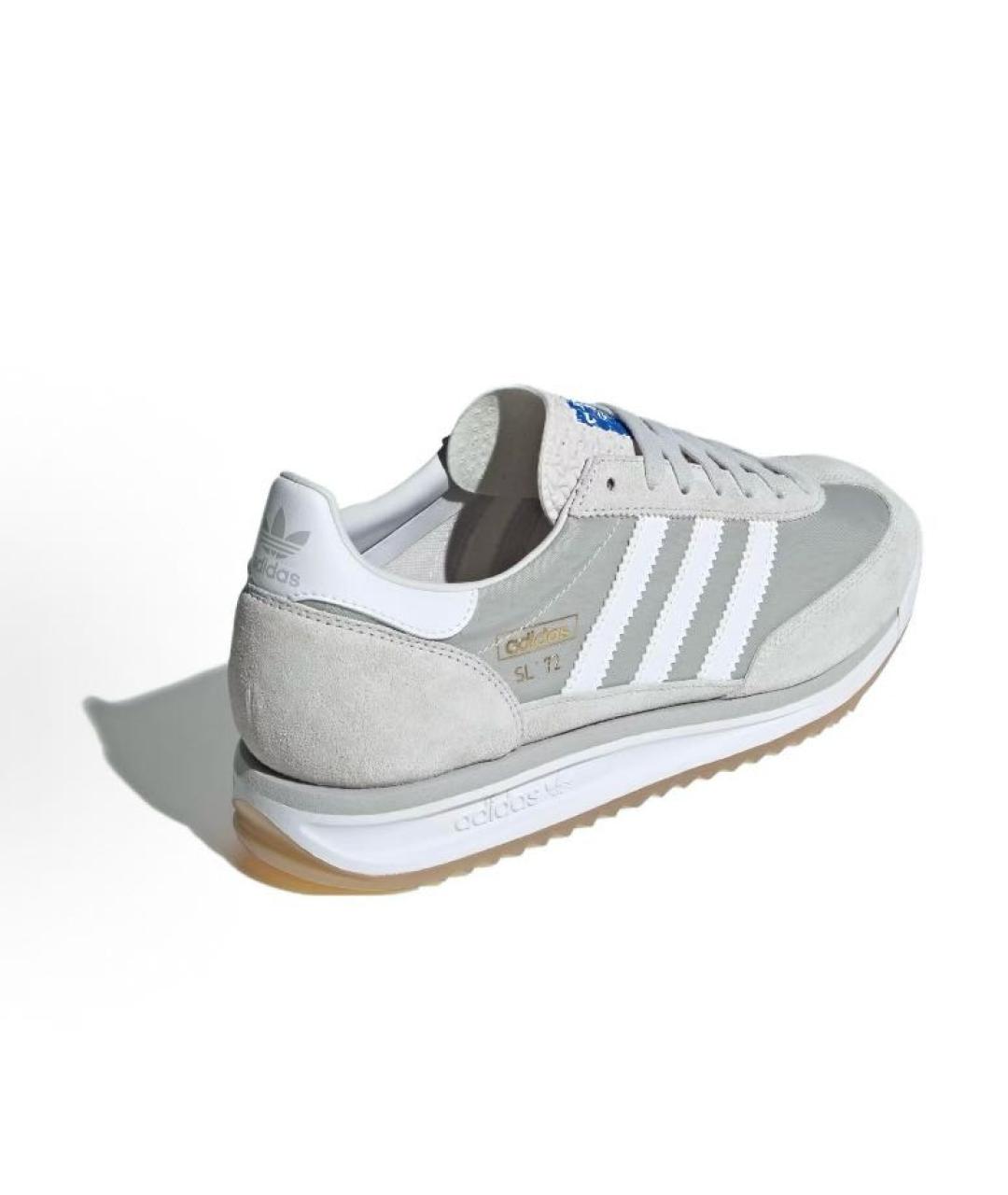 ADIDAS Серые текстильные кроссовки, фото 4