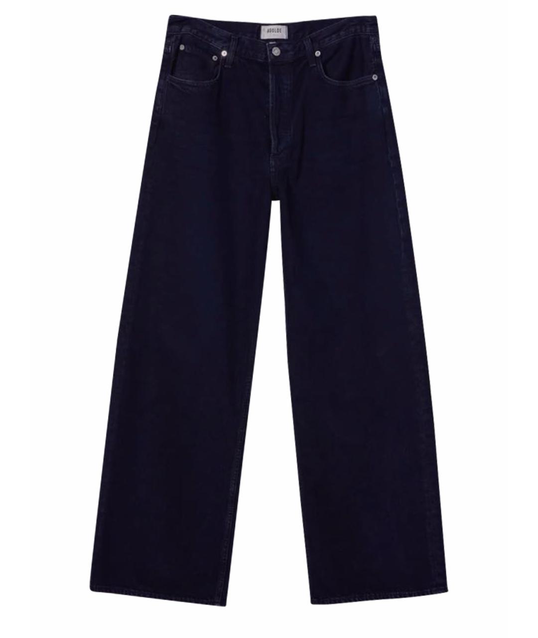 AGOLDE Черные хлопковые прямые джинсы, фото 1