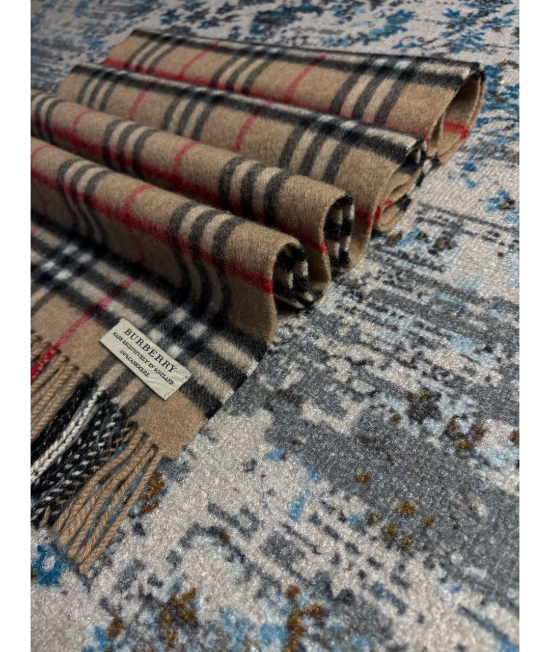 BURBERRY Кашемировый шарф, фото 4