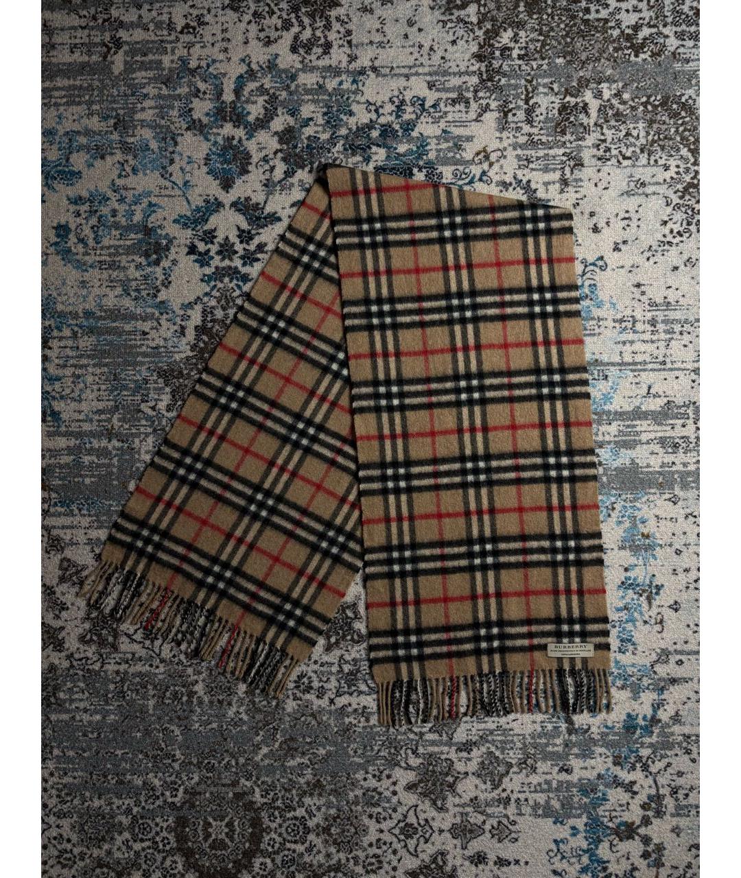 BURBERRY Кашемировый шарф, фото 5