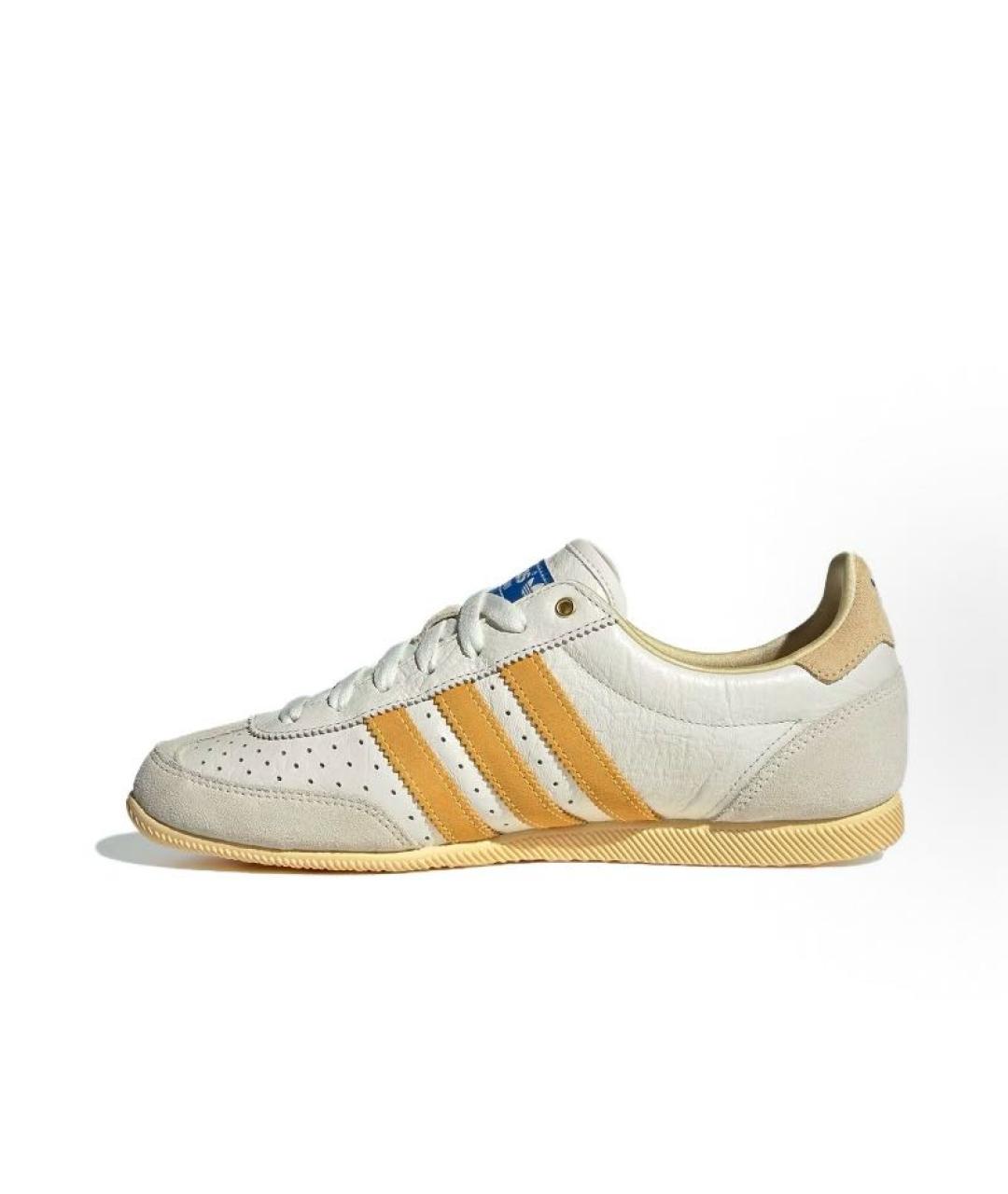 ADIDAS Бежевые кожаные кроссовки, фото 2