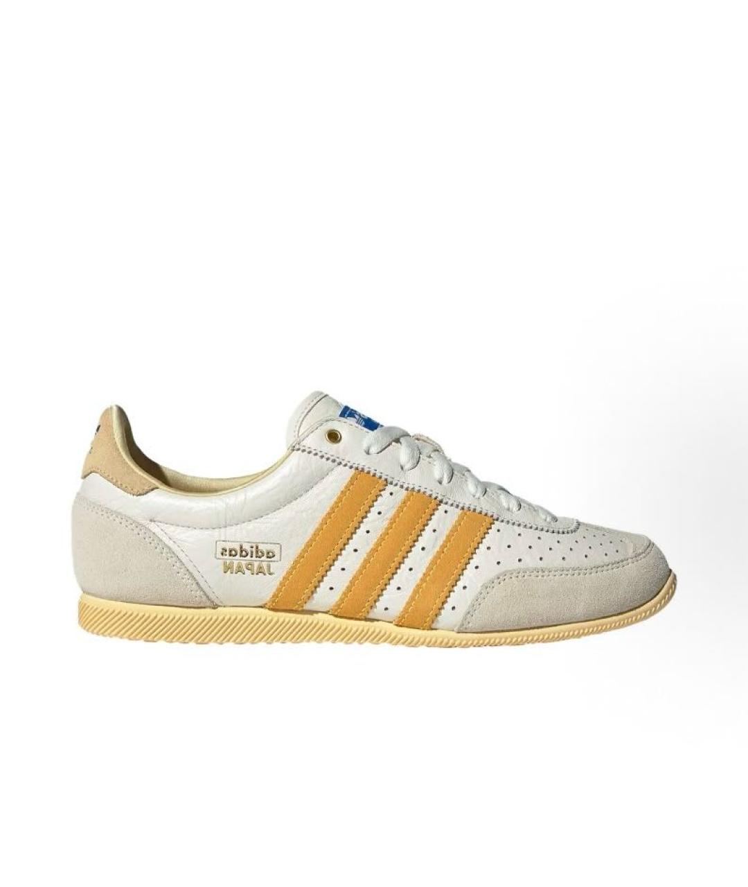 ADIDAS Бежевые кожаные кроссовки, фото 7