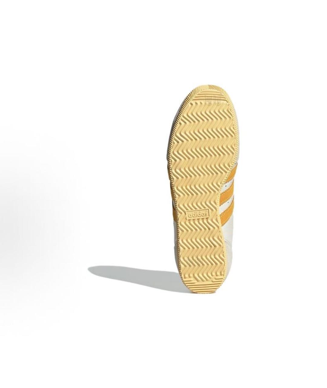 ADIDAS Бежевые кожаные кроссовки, фото 6