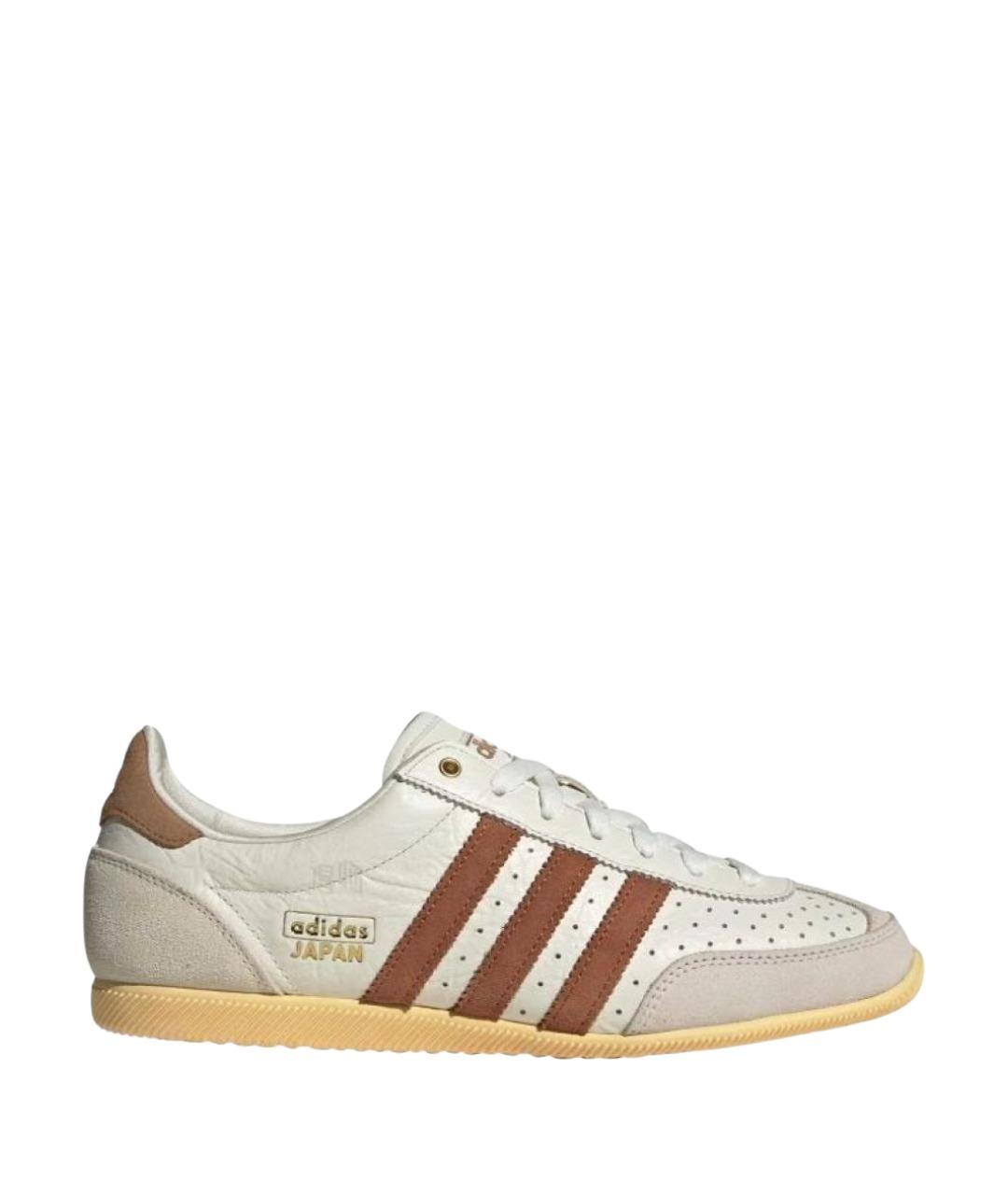 ADIDAS Белые кожаные кроссовки, фото 1