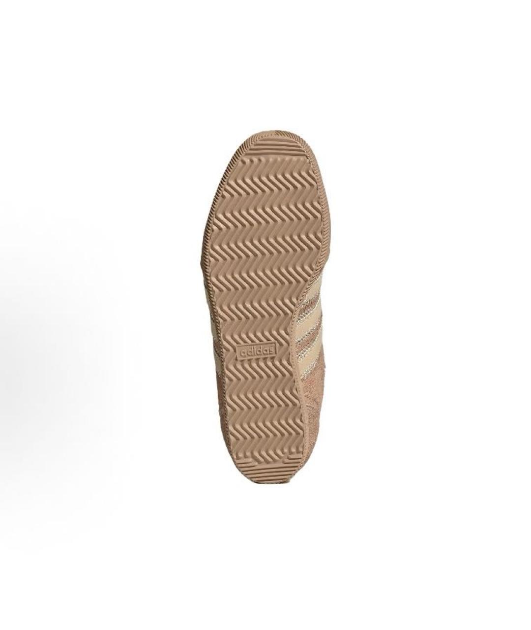 ADIDAS Бежевые текстильные кроссовки, фото 4