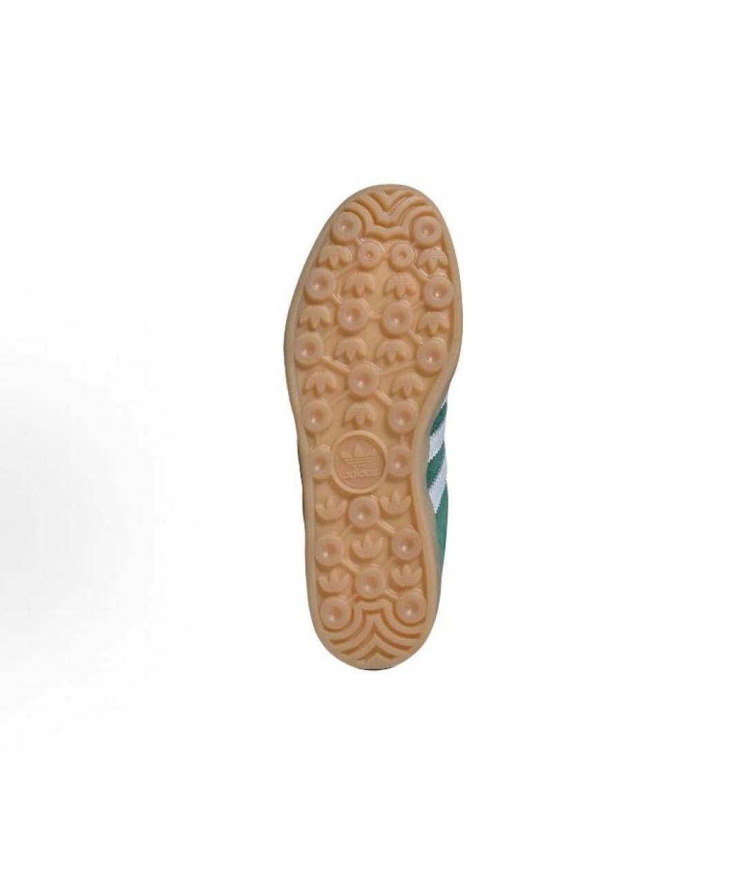 ADIDAS Зеленые замшевые кроссовки, фото 4