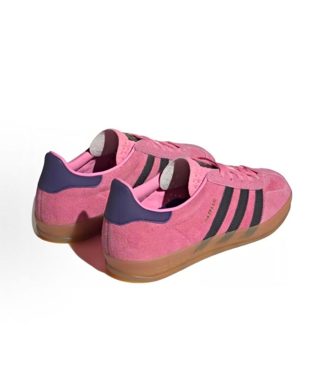 ADIDAS Коралловые замшевые кроссовки, фото 3